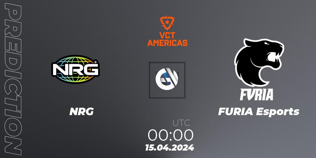 NRG vs FURIA Esports: Betting TIp, Match Prediction. 15.04.24. VALORANT, VALORANT Champions Tour 2024: Americas League - Stage 1 - Group Stage