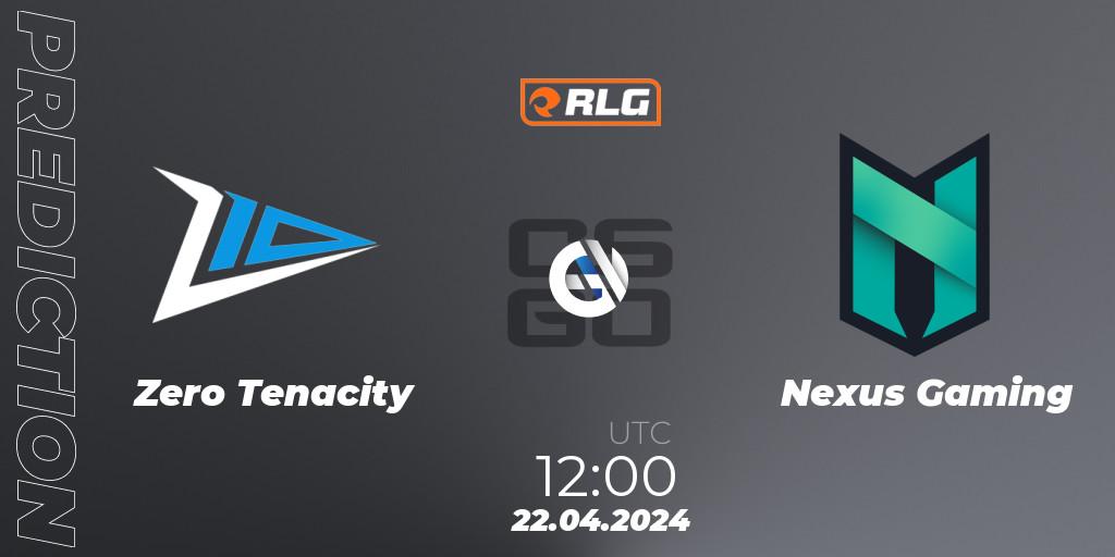 Zero Tenacity vs Nexus Gaming: Betting TIp, Match Prediction. 22.04.24. CS2 (CS:GO), RES European Series #2
