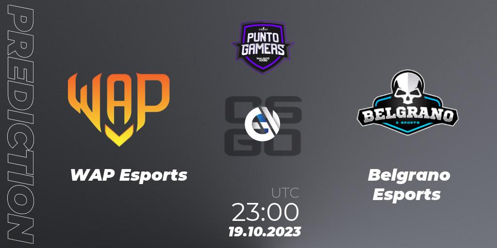 WAP Esports vs Astral Aces Esports: Betting TIp, Match Prediction. 19.10.2023 at 23:00. Counter-Strike (CS2), Punto Gamers Cup 2023