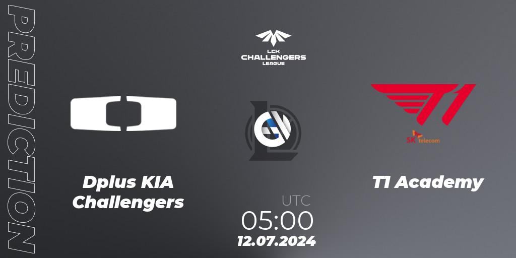 Dplus KIA Challengers vs T1 Academy: Betting TIp, Match Prediction. 12.07.2024 at 05:00. LoL, LCK Challengers League 2024 Summer - Group Stage
