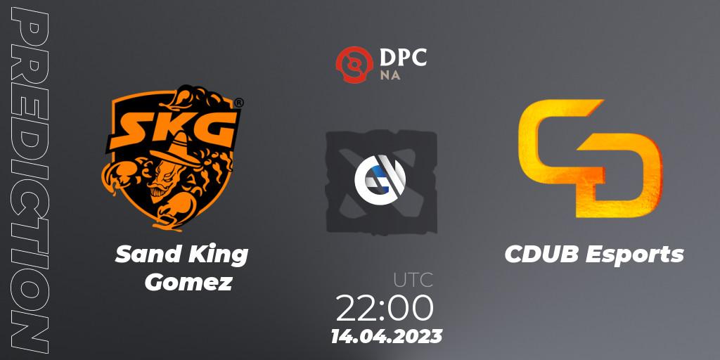 Sand King Gomez vs CDUB Esports: Betting TIp, Match Prediction. 14.04.23. Dota 2, DPC 2023 Tour 2: NA Division II (Lower)