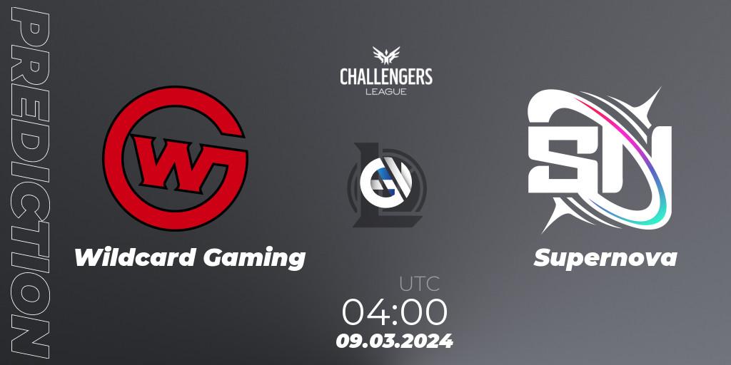 Wildcard Gaming vs Supernova: Betting TIp, Match Prediction. 09.03.24. LoL, NACL 2024 Spring - Group Stage