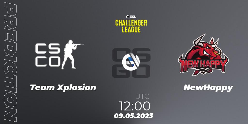 Team Xplosion vs NewHappy: Betting TIp, Match Prediction. 09.05.2023 at 12:00. Counter-Strike (CS2), ESL Challenger League Season 45: Asia-Pacific
