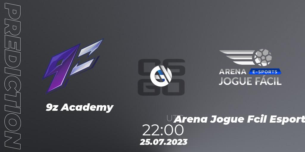 9z Academy vs Arena Jogue Fácil Esports: Betting TIp, Match Prediction. 25.07.23. CS2 (CS:GO), Gamers Club Liga Série A: July 2023