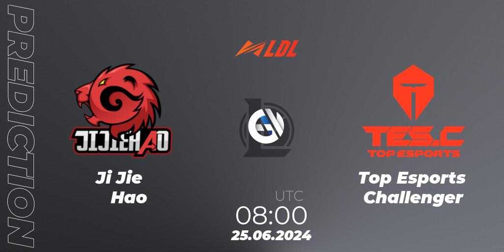 Ji Jie Hao vs Top Esports Challenger: Betting TIp, Match Prediction. 25.06.2024 at 08:00. LoL, LDL 2024 - Stage 3