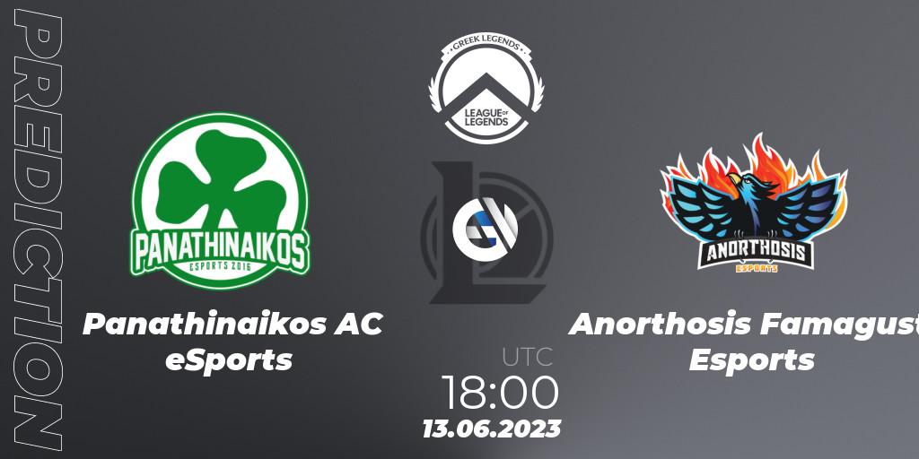 Panathinaikos AC eSports vs Anorthosis Famagusta Esports: Betting TIp, Match Prediction. 13.06.23. LoL, Greek Legends League Summer 2023