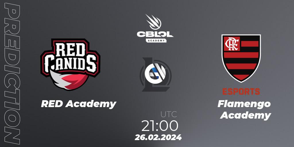 RED Academy vs Flamengo Academy: Betting TIp, Match Prediction. 26.02.2024 at 21:00. LoL, CBLOL Academy Split 1 2024