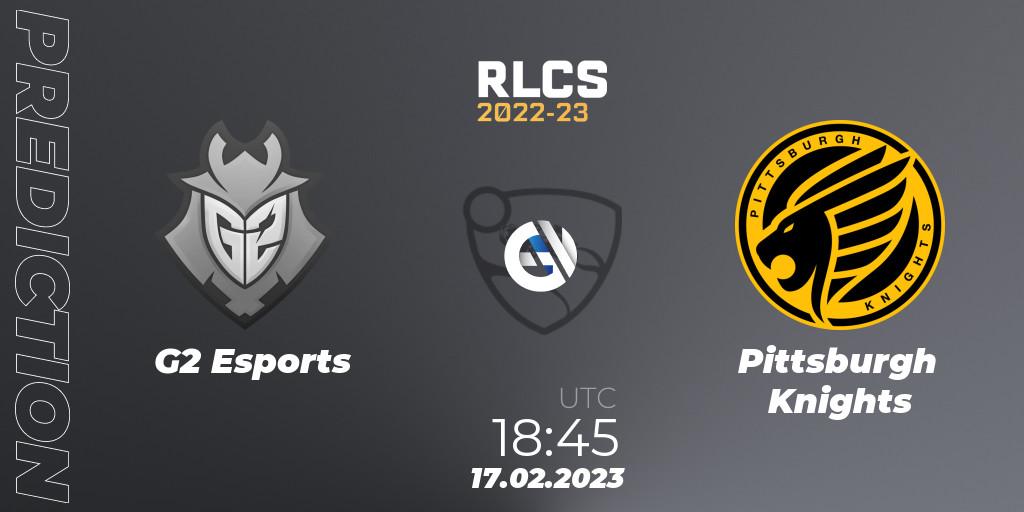 G2 Esports vs Pittsburgh Knights: Betting TIp, Match Prediction. 17.02.23. Rocket League, RLCS 2022-23 - Winter: North America Regional 2 - Winter Cup