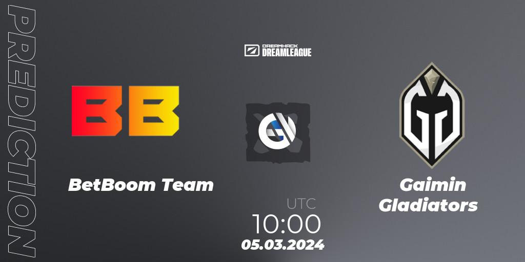 BetBoom Team vs Gaimin Gladiators: Betting TIp, Match Prediction. 05.03.24. Dota 2, DreamLeague Season 22