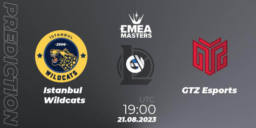 Istanbul Wildcats vs GTZ Esports: Betting TIp, Match Prediction. 21.08.23. LoL, EMEA Masters Summer 2023