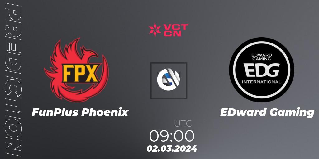 FunPlus Phoenix vs EDward Gaming: Betting TIp, Match Prediction. 02.03.24. VALORANT, VCT 2024: China Kickoff