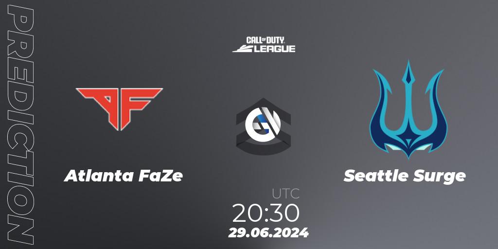 Atlanta FaZe vs Seattle Surge: Betting TIp, Match Prediction. 29.06.2024 at 20:30. Call of Duty, Call of Duty League 2024: Stage 4 Major