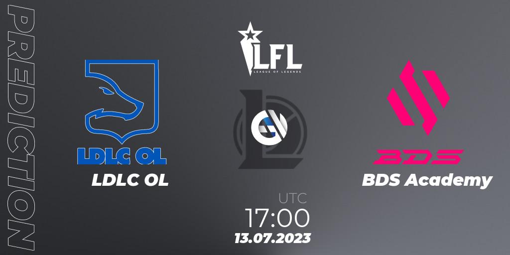LDLC OL vs BDS Academy: Betting TIp, Match Prediction. 13.07.23. LoL, LFL Summer 2023 - Group Stage