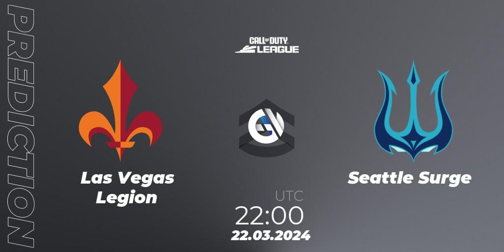 Las Vegas Legion vs Seattle Surge: Betting TIp, Match Prediction. 22.03.24. Call of Duty, Call of Duty League 2024: Stage 2 Major