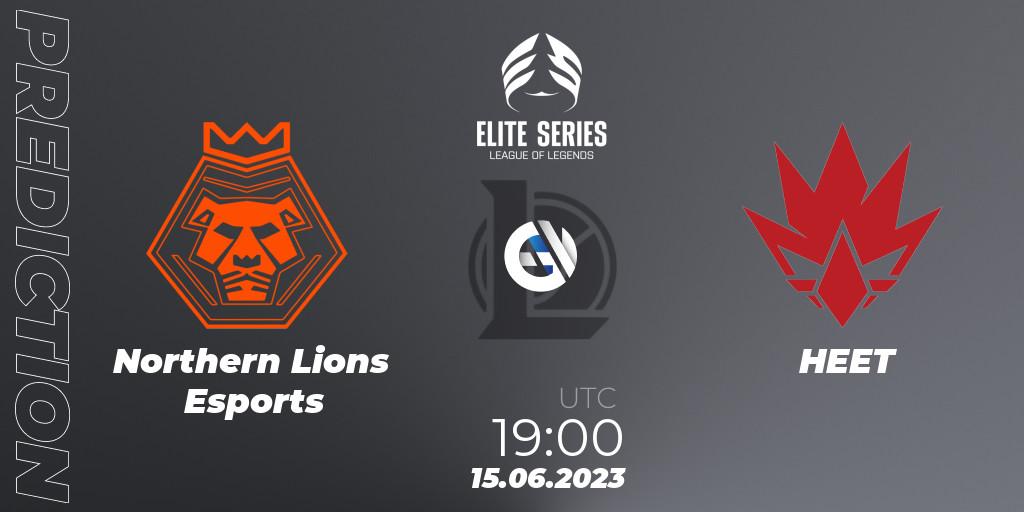 Northern Lions Esports vs HEET: Betting TIp, Match Prediction. 15.06.2023 at 19:00. LoL, Elite Series Summer 2023
