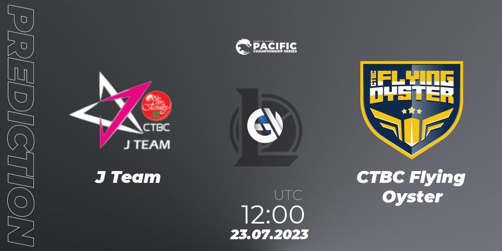 J Team vs CTBC Flying Oyster: Betting TIp, Match Prediction. 23.07.2023 at 12:00. LoL, PACIFIC Championship series Group Stage