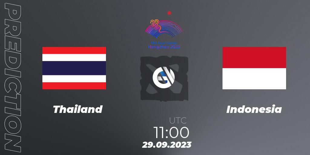 Thailand vs Indonesia: Betting TIp, Match Prediction. 29.09.23. Dota 2, 2022 Asian Games