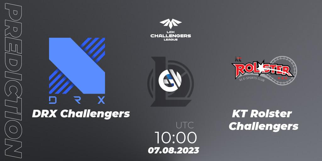 DRX Challengers vs KT Rolster Challengers: Betting TIp, Match Prediction. 07.08.23. LoL, LCK Challengers League 2023 Summer - Playoffs