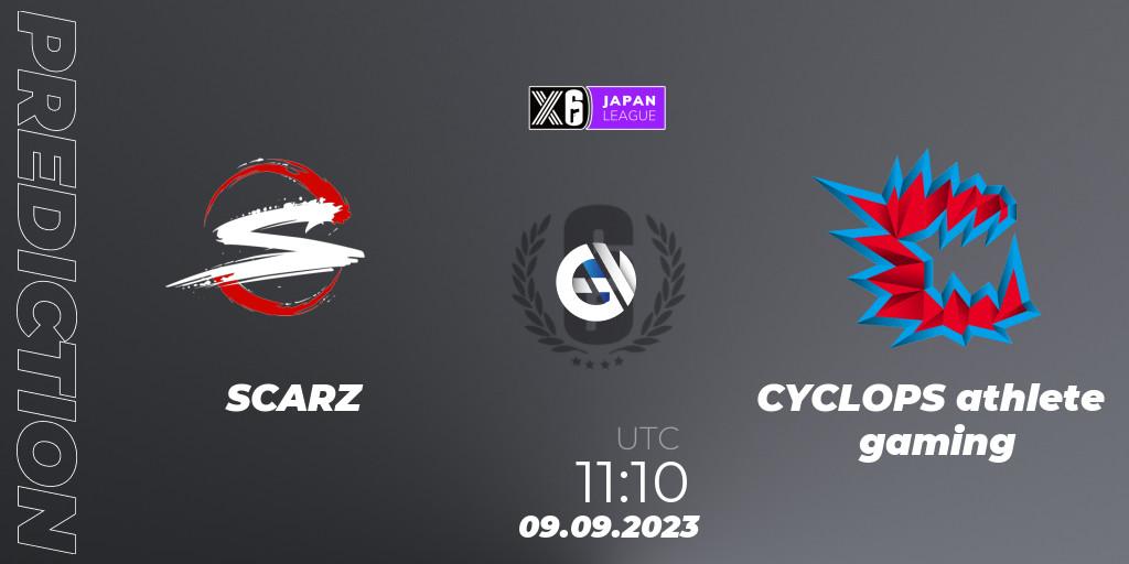 SCARZ vs CYCLOPS athlete gaming: Betting TIp, Match Prediction. 09.09.23. Rainbow Six, Japan League 2023 - Stage 2
