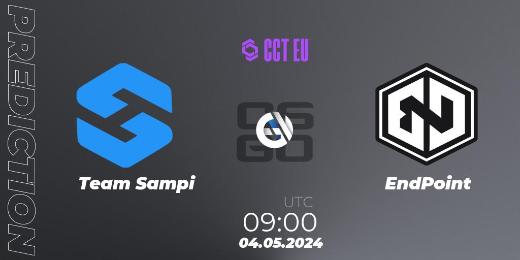 Team Sampi vs EndPoint: Betting TIp, Match Prediction. 04.05.2024 at 09:00. Counter-Strike (CS2), CCT Season 2 Europe Series 2 