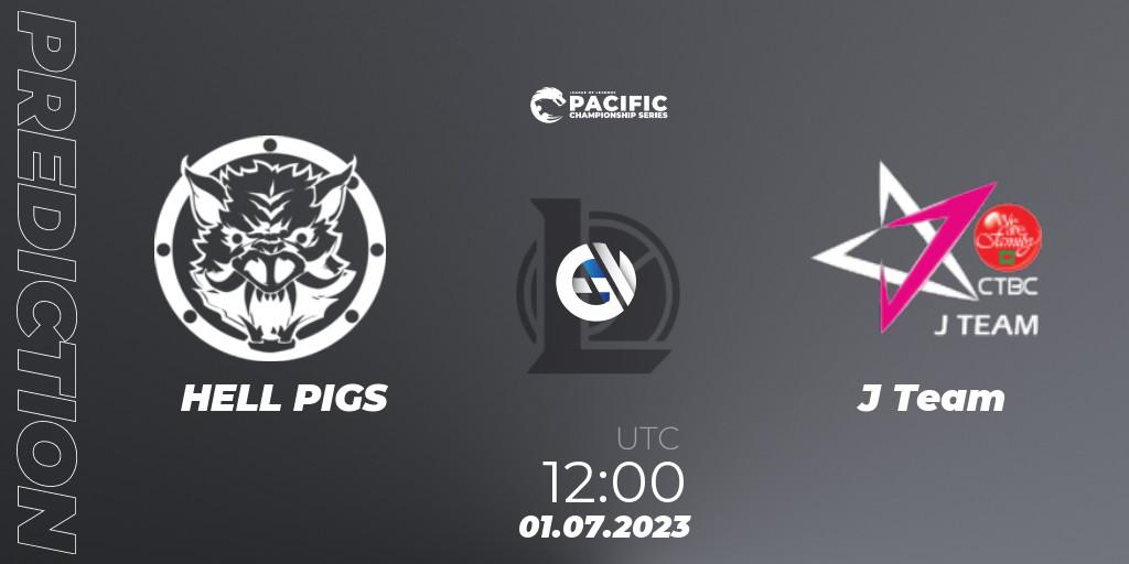 HELL PIGS vs J Team: Betting TIp, Match Prediction. 01.07.2023 at 12:30. LoL, PACIFIC Championship series Group Stage
