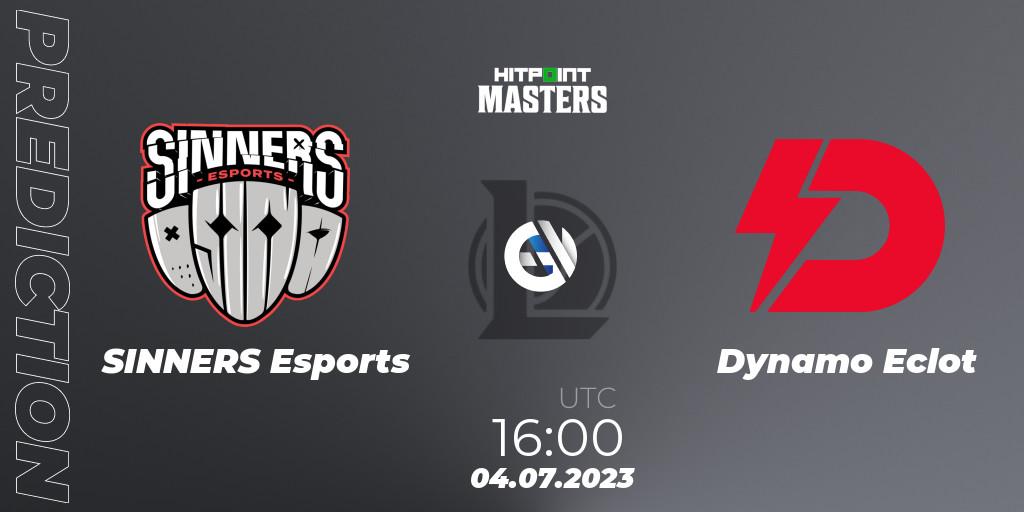 SINNERS Esports vs Dynamo Eclot: Betting TIp, Match Prediction. 04.07.23. LoL, Hitpoint Masters Summer 2023 - Group Stage