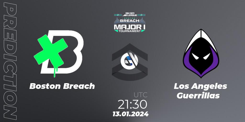 Boston Breach vs Los Angeles Guerrillas: Betting TIp, Match Prediction. 13.01.2024 at 21:45. Call of Duty, Call of Duty League 2024: Stage 1 Major Qualifiers