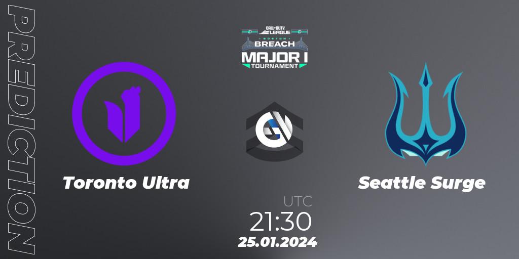 Toronto Ultra vs Seattle Surge: Betting TIp, Match Prediction. 25.01.2024 at 21:30. Call of Duty, Call of Duty League 2024: Stage 1 Major