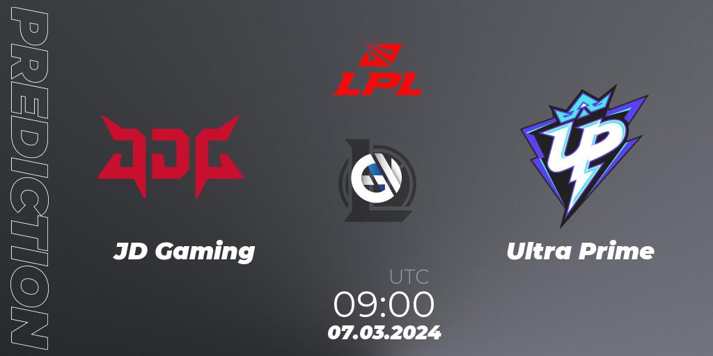 JD Gaming vs Ultra Prime: Betting TIp, Match Prediction. 07.03.24. LoL, LPL Spring 2024 - Group Stage