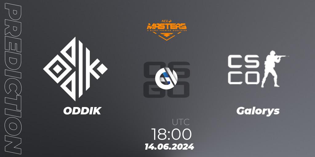 ODDIK vs Galorys: Betting TIp, Match Prediction. 14.06.2024 at 18:00. Counter-Strike (CS2), Ace South American Masters Fall 2024: Open Qualifier #2
