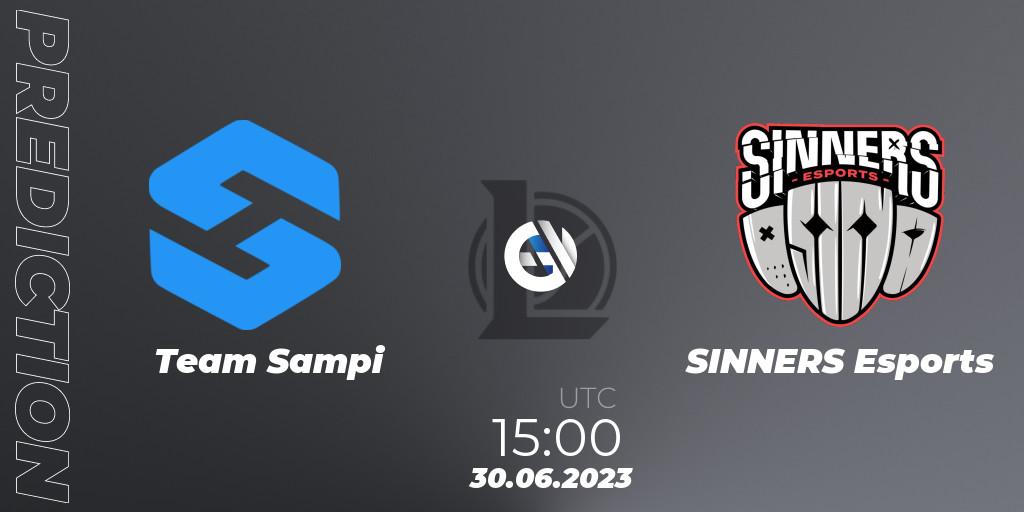 Team Sampi vs SINNERS Esports: Betting TIp, Match Prediction. 06.06.2023 at 16:00. LoL, Hitpoint Masters Summer 2023 - Group Stage