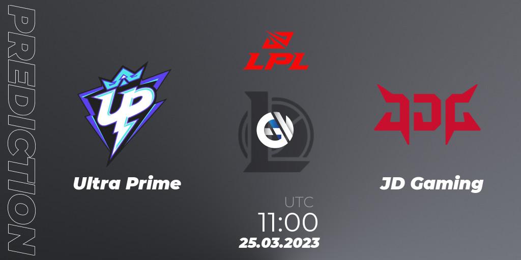Ultra Prime vs JD Gaming: Betting TIp, Match Prediction. 25.03.23. LoL, LPL Spring 2023 - Group Stage