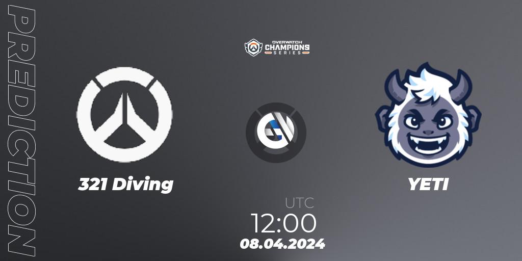 321 Diving vs YETI: Betting TIp, Match Prediction. 08.04.24. Overwatch, Overwatch Champions Series 2024 - Asia Stage 1 Wild Card
