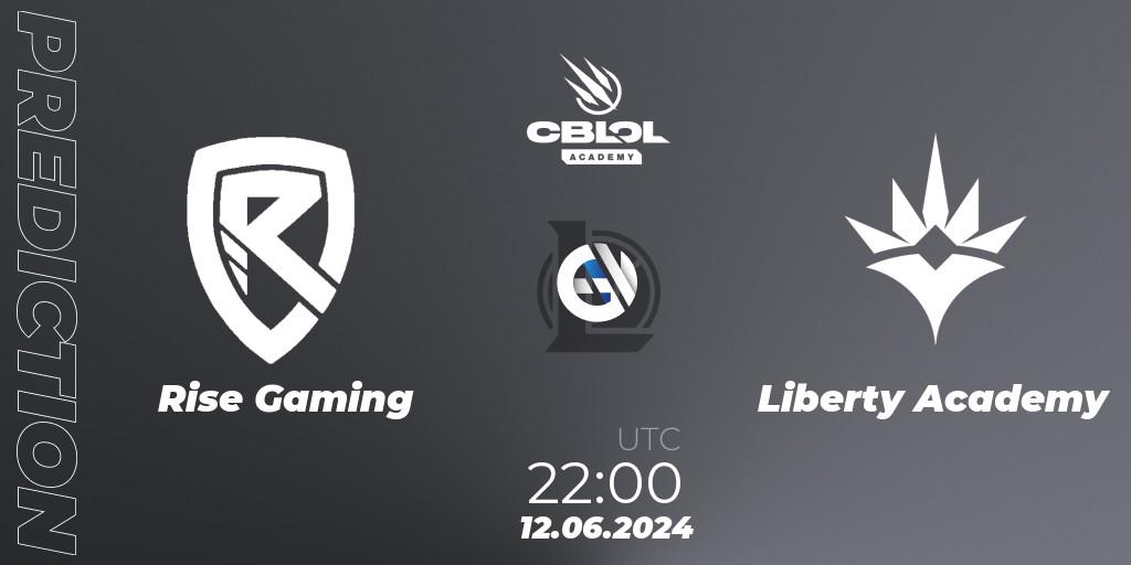 Rise Gaming vs Liberty Academy: Betting TIp, Match Prediction. 12.06.2024 at 22:00. LoL, CBLOL Academy 2024