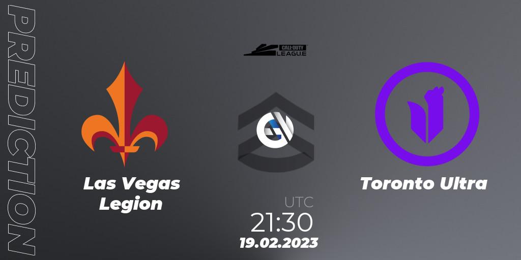 Las Vegas Legion vs Toronto Ultra: Betting TIp, Match Prediction. 19.02.2023 at 21:30. Call of Duty, Call of Duty League 2023: Stage 3 Major Qualifiers