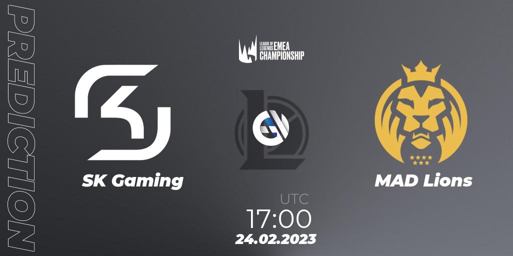 SK Gaming vs MAD Lions: Betting TIp, Match Prediction. 24.02.23. LoL, LEC Winter 2023 - Playoff