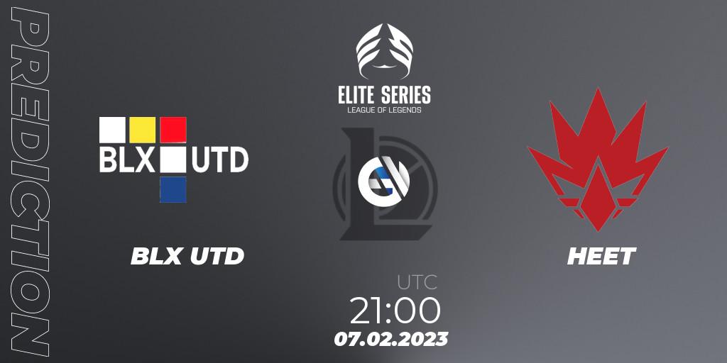BLX UTD vs HEET: Betting TIp, Match Prediction. 07.02.23. LoL, Elite Series Spring 2023 - Group Stage
