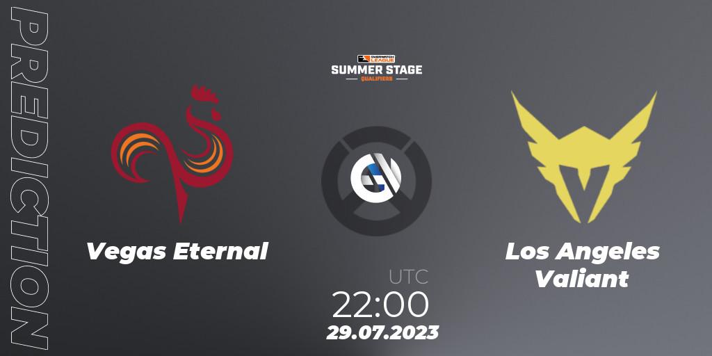 Vegas Eternal vs Los Angeles Valiant: Betting TIp, Match Prediction. 29.07.23. Overwatch, Overwatch League 2023 - Summer Stage Qualifiers
