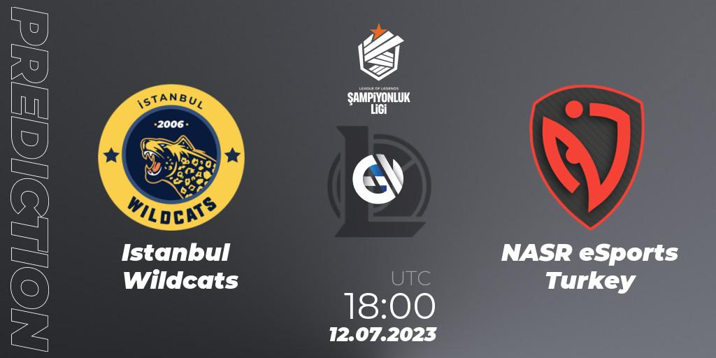 Istanbul Wildcats vs NASR eSports Turkey: Betting TIp, Match Prediction. 13.07.2023 at 18:00. LoL, TCL Summer 2023 - Group Stage