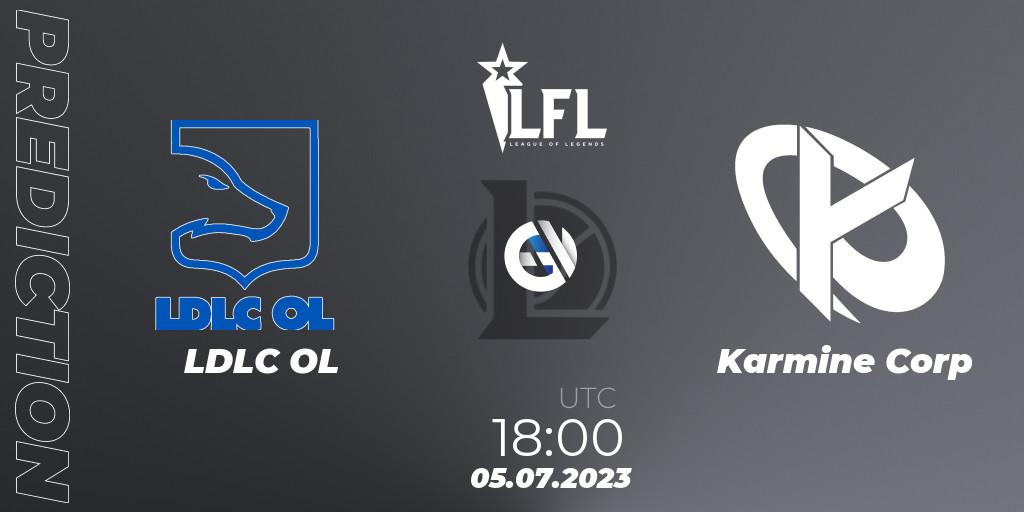 LDLC OL vs Karmine Corp: Betting TIp, Match Prediction. 05.07.23. LoL, LFL Summer 2023 - Group Stage