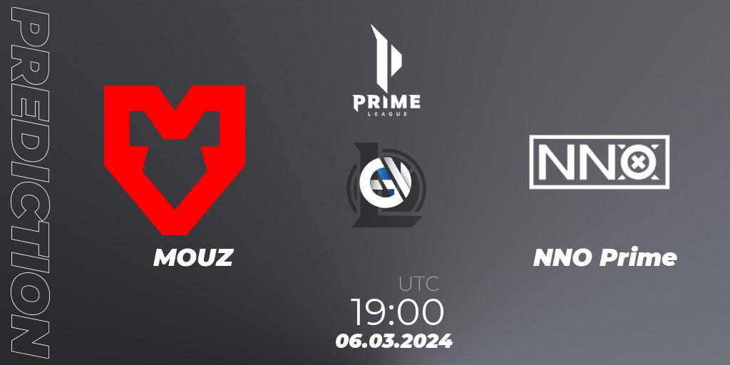 MOUZ vs NNO Prime: Betting TIp, Match Prediction. 06.03.24. LoL, Prime League Spring 2024 - Group Stage