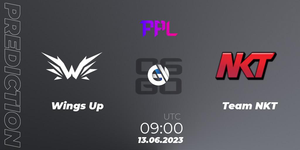 Wings Up vs Team NKT: Betting TIp, Match Prediction. 13.06.2023 at 09:00. Counter-Strike (CS2), Perfect World Arena Premier League Season 4