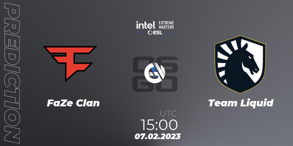 FaZe Clan vs Team Liquid: Betting TIp, Match Prediction. 07.02.2023 at 15:20. Counter-Strike (CS2), IEM Katowice 2023
