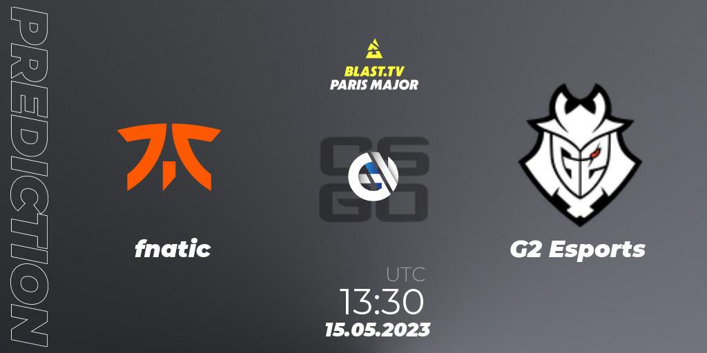 fnatic vs G2 Esports: Betting TIp, Match Prediction. 15.05.23. CS2 (CS:GO), BLAST Paris Major 2023