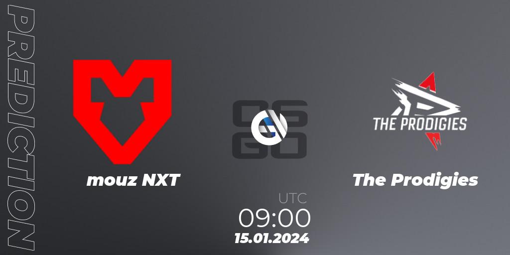 mouz NXT vs The Prodigies: Betting TIp, Match Prediction. 15.01.24. CS2 (CS:GO), European Pro League Season 14: Division 2