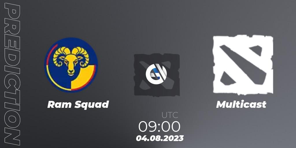 Ram Squad vs Multicast: Betting TIp, Match Prediction. 04.08.23. Dota 2, European Pro League Season 11