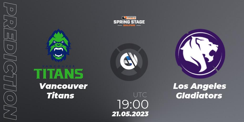 Vancouver Titans vs Los Angeles Gladiators: Betting TIp, Match Prediction. 21.05.23. Overwatch, OWL Stage Qualifiers Spring 2023 West