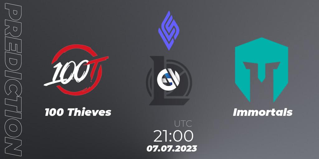 Cloud9 vs Immortals: Betting TIp, Match Prediction. 30.06.23. LoL, LCS Summer 2023 - Group Stage