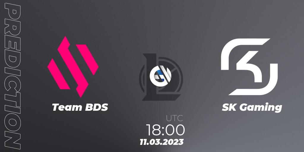 Team BDS vs SK Gaming: Betting TIp, Match Prediction. 11.03.23. LoL, LEC Spring 2023 - Regular Season