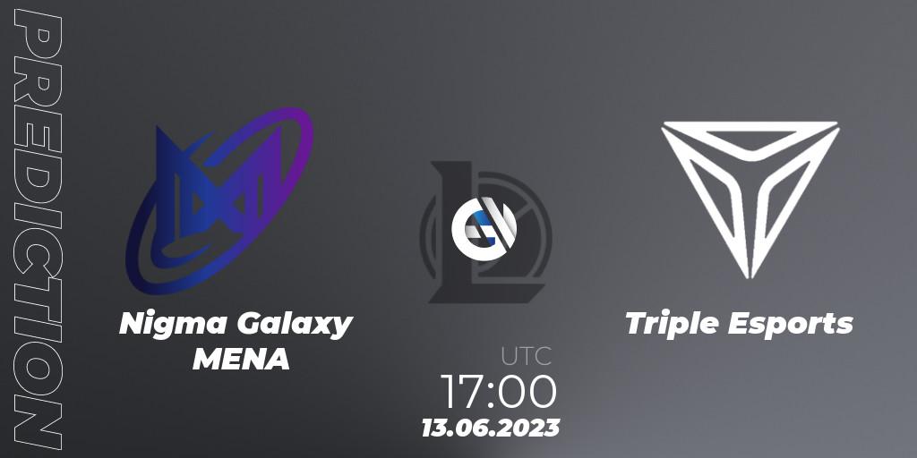 Nigma Galaxy MENA vs Triple Esports: Betting TIp, Match Prediction. 13.06.23. LoL, Arabian League Summer 2023 - Group Stage